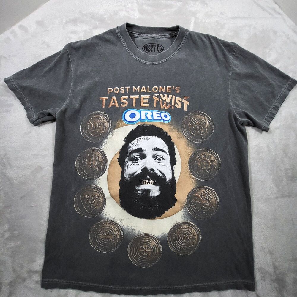 Post Malone x Oreo Graphic Tee Men’s Small (Fits S / Tag M) READ
